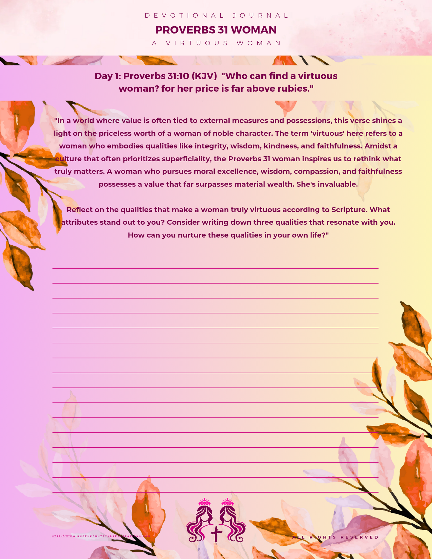 Proverbs 31 Woman Studyguide